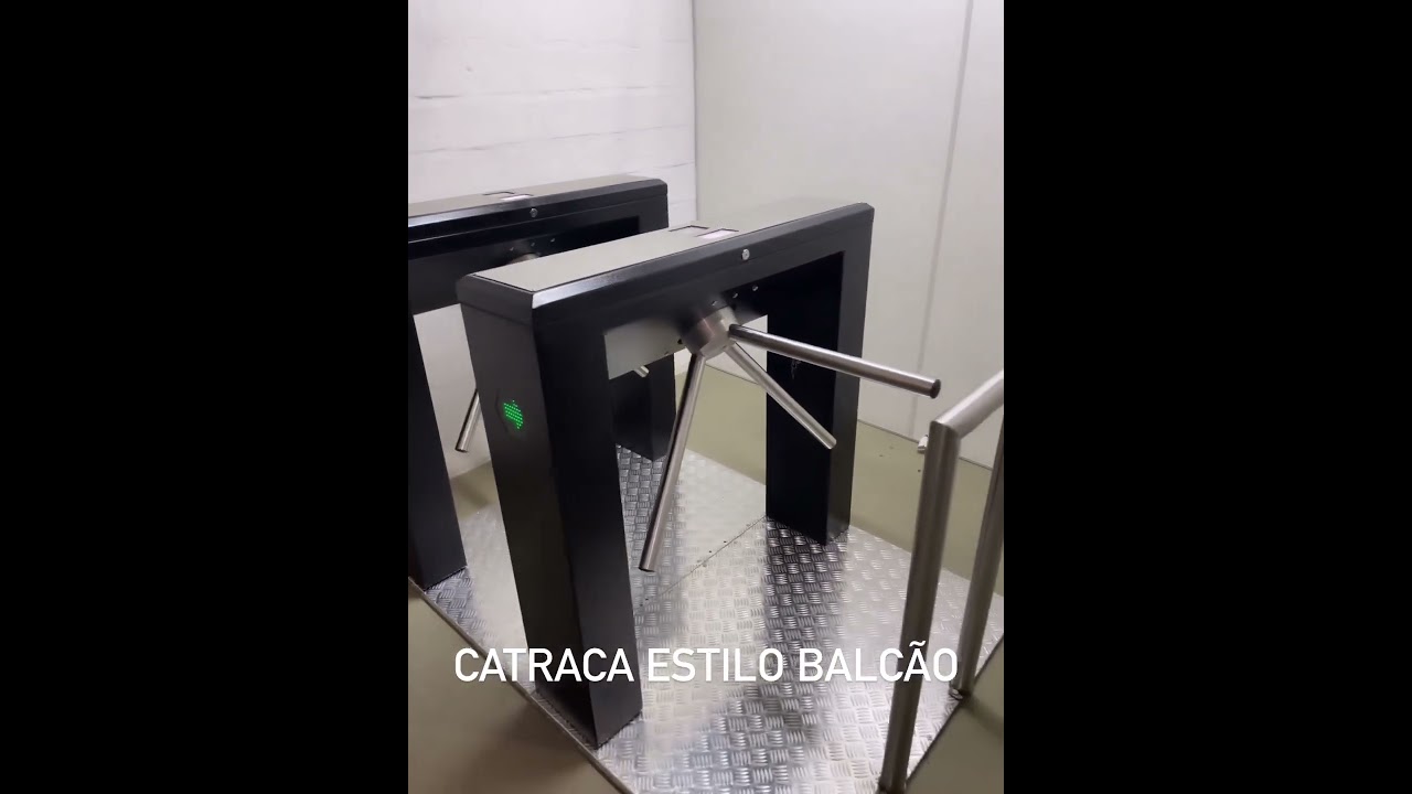 Catraca Balc&atilde;o com base plataforma de passagem. Ideal para enventos