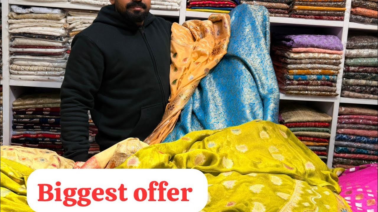 Pure Banarsi Suites || Rowsilk embroidered Suites || Alfajarcloth || Banarsi ||  Special offer😱