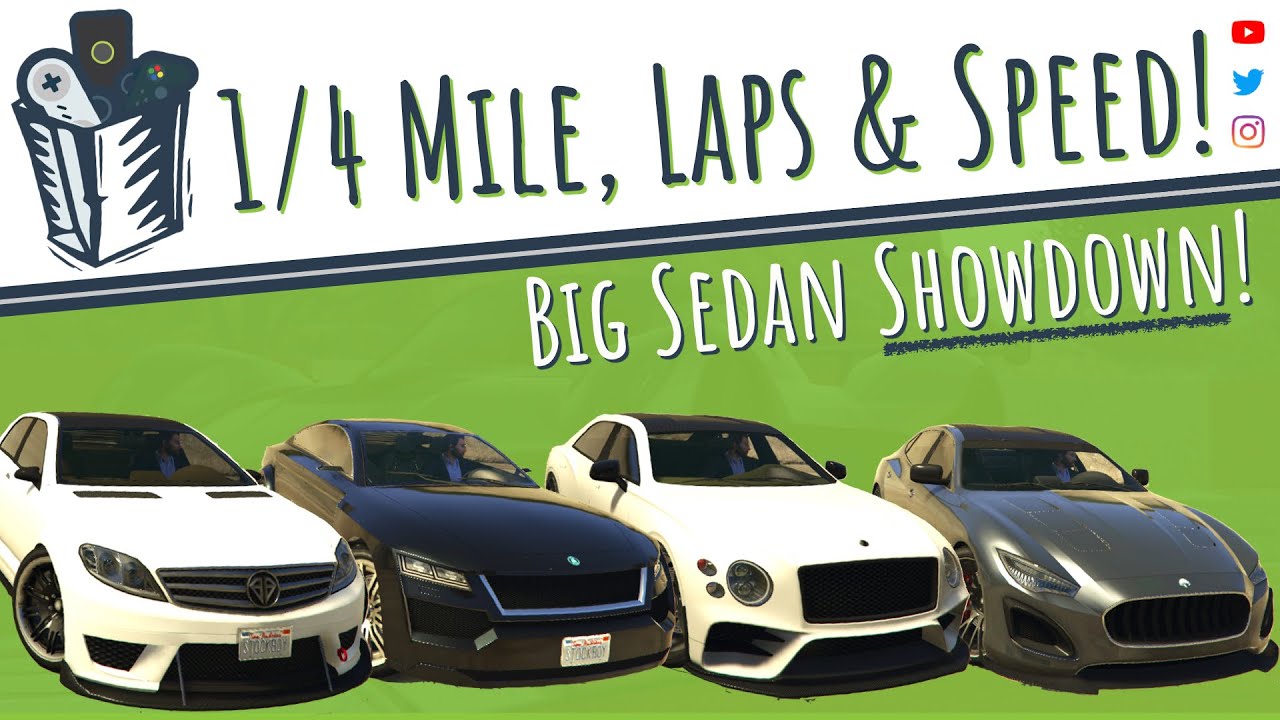 Cinquemila vs Schafter V12 vs Deity vs Revolter - GTA's Big Sedan Showdown! (2022) [HD]