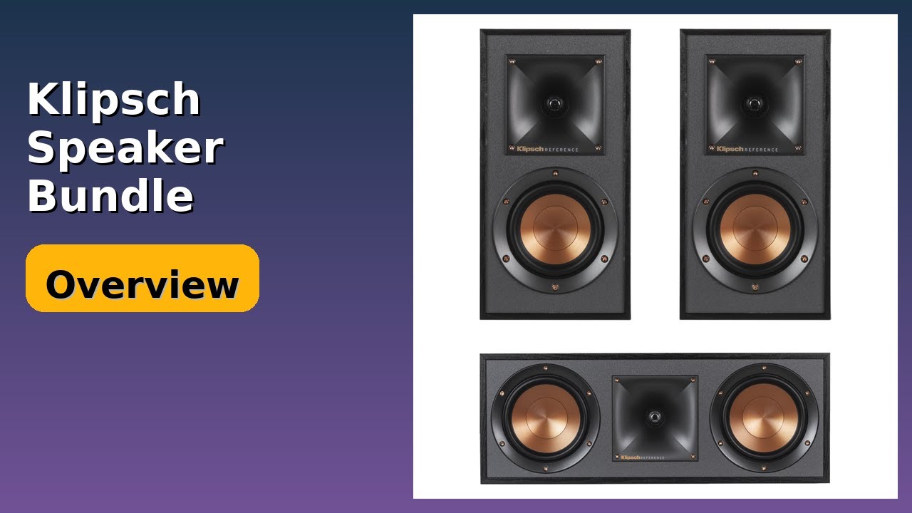 REVIEW (2025): Klipsch Speaker Bundle R-41M/R-52C. Features.