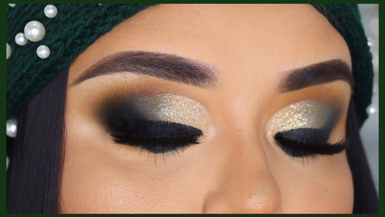 MAQUILLAJE GLAMUROSO EN TONOS VERDES 🎄 | look NAVIDEÑO PASO A PASO | SANDYBEAUTYY
