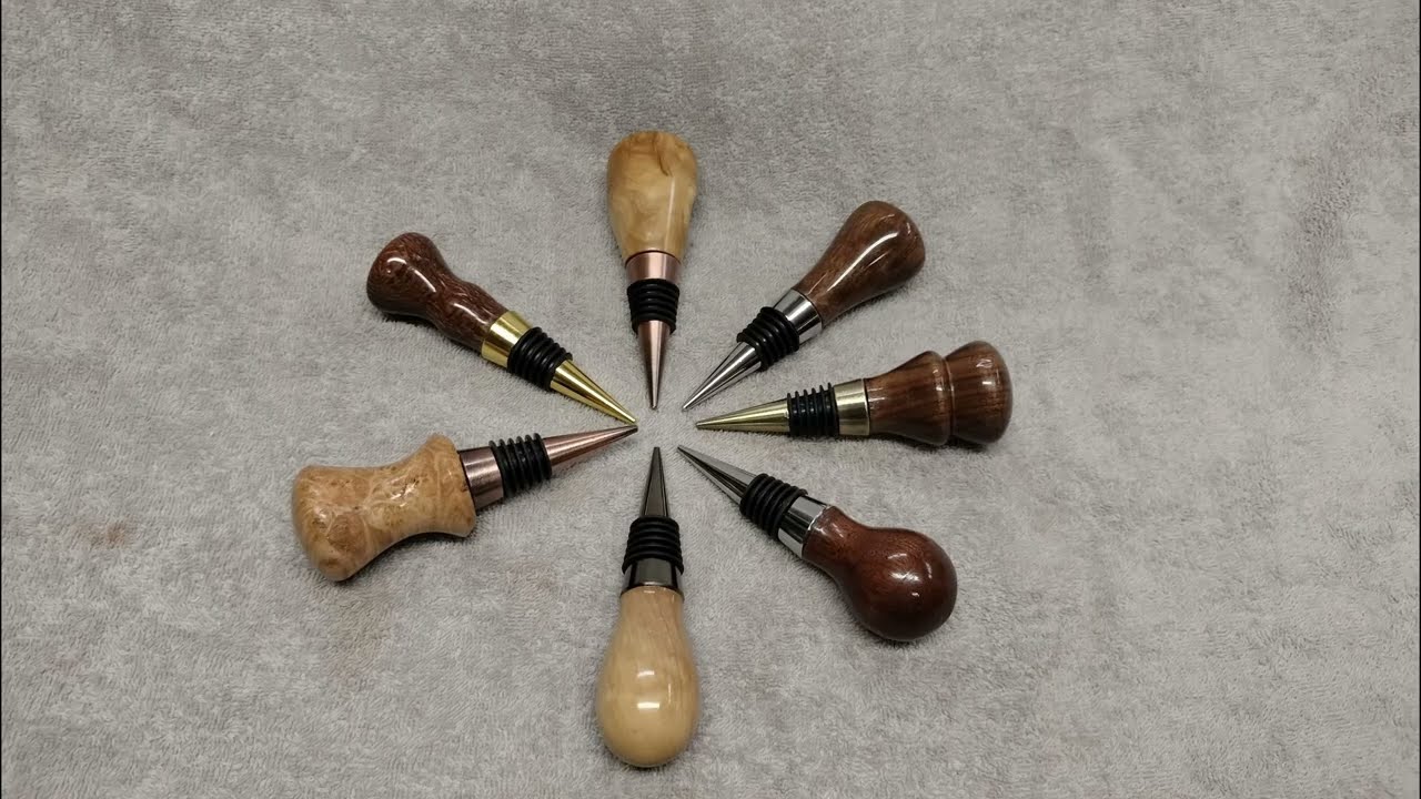 Bottle Stoppers Easy Wood Turning Project