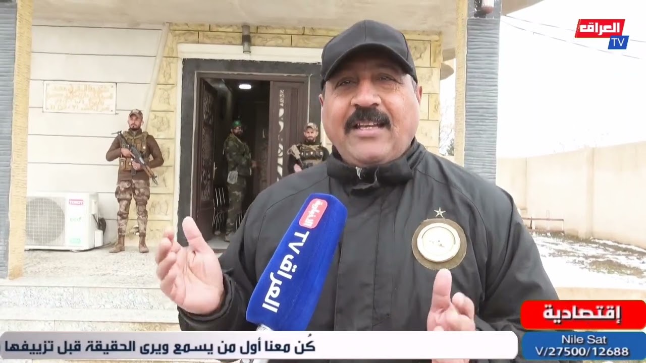 #جولة_ميدانية لـ عدسة العراق TV الفضائية مع القطعات الأمنية في الشريط الحدودي منفذ ربيعة 