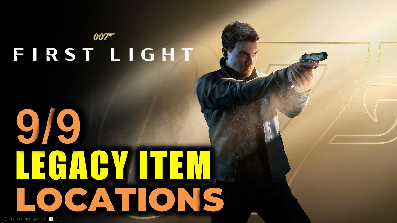 Все 9 мест расположения предметов из Legacy | 007 Первый свет