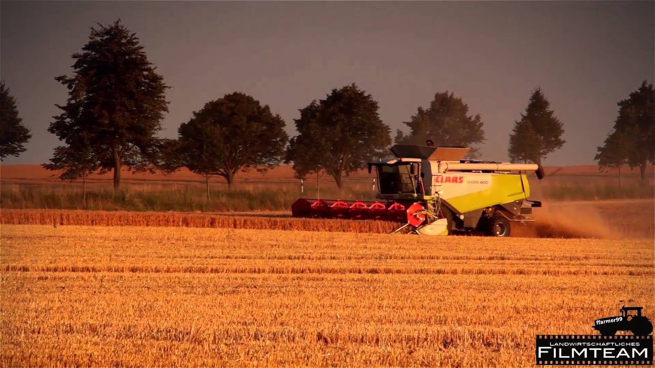 Die sch&ouml;nen Momente im Sommer. Ernte 2013 mit Claas Lexion, New Holland, John Deere, Case