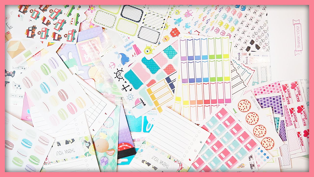 HUGE ETSY STICKER HAUL!!