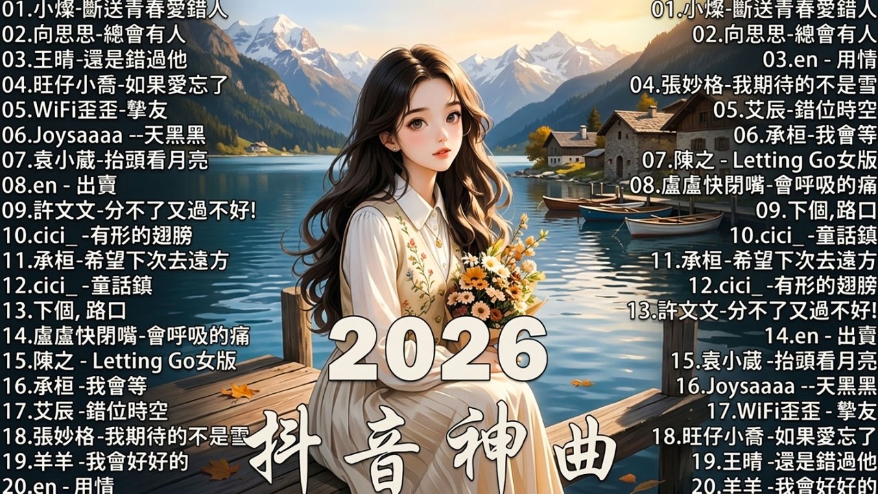 無廣告」2026流行歌曲 [ Douyin 抖音歌曲2026 ]💥40首超好聽的流行歌曲💋: 承桓 - 我會等, 向思思 - 總會有人, 張齊山ZQS - 這是你期盼的長大嗎, 買辣椒也用券