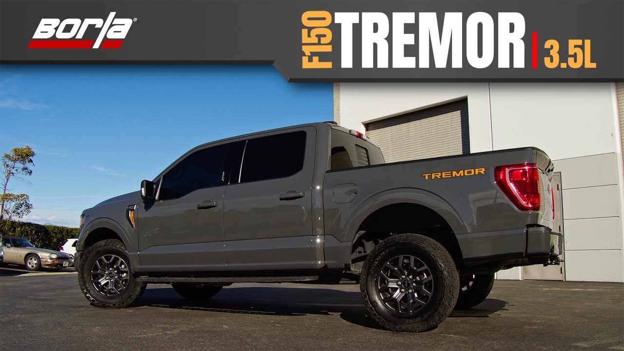 Borla Exhaust for 2021-2025 Ford F-150 Tremor 3.5L / Black Appearance Package 3.5L