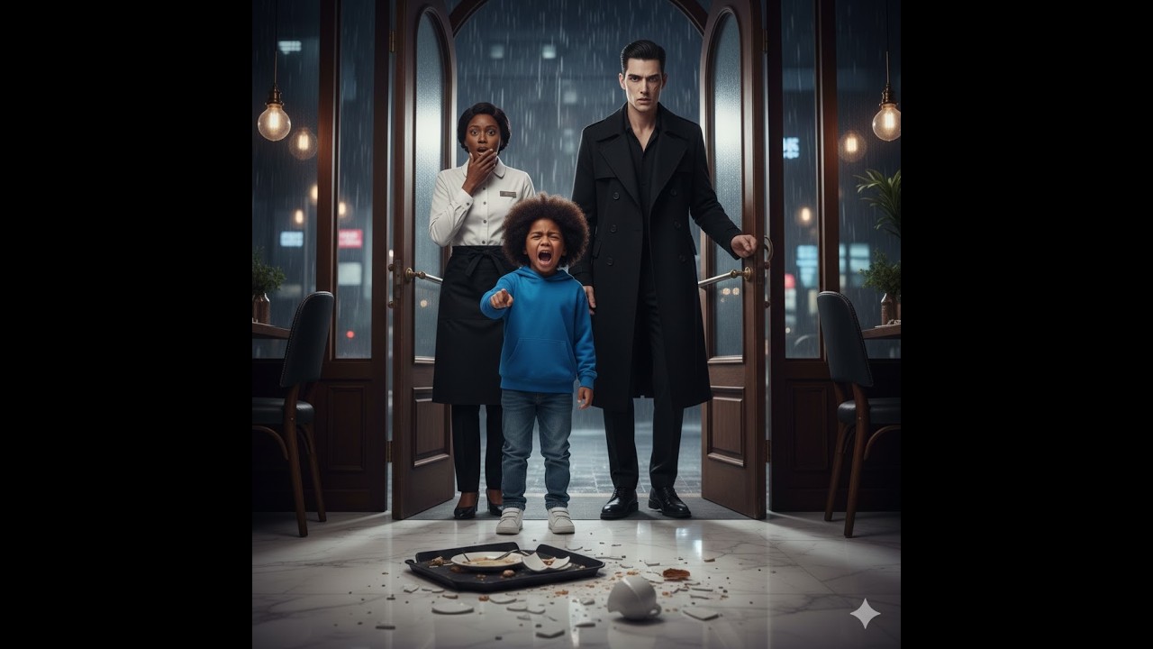 The black waitress son couldn't talk but when he saw the Korean mafia boss he shouted father.