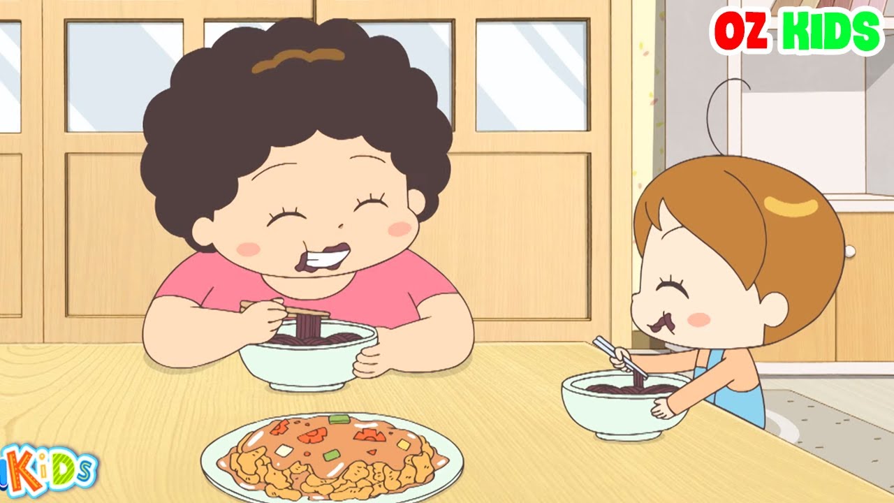 Xin Ch&agrave;o Jadoo Mới Nhất 2024 - Mẹ V&agrave; Baby Ăn M&igrave; Tương Đen - Phim Hoạt H&igrave;nh Hello Jadoo Hay Nhất