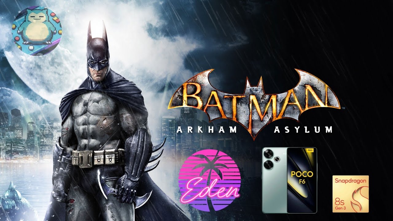 🦇Batman Arkham City en POCO F6📱 (Snapdragon 8s Gen 3🐉) - Emulador Eden🕹️