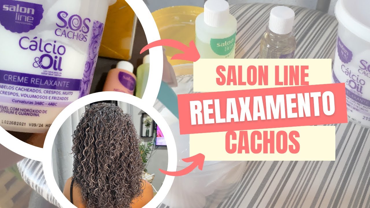 PASSEI RELAXAMENTO NO MEU CABELO | Salon line