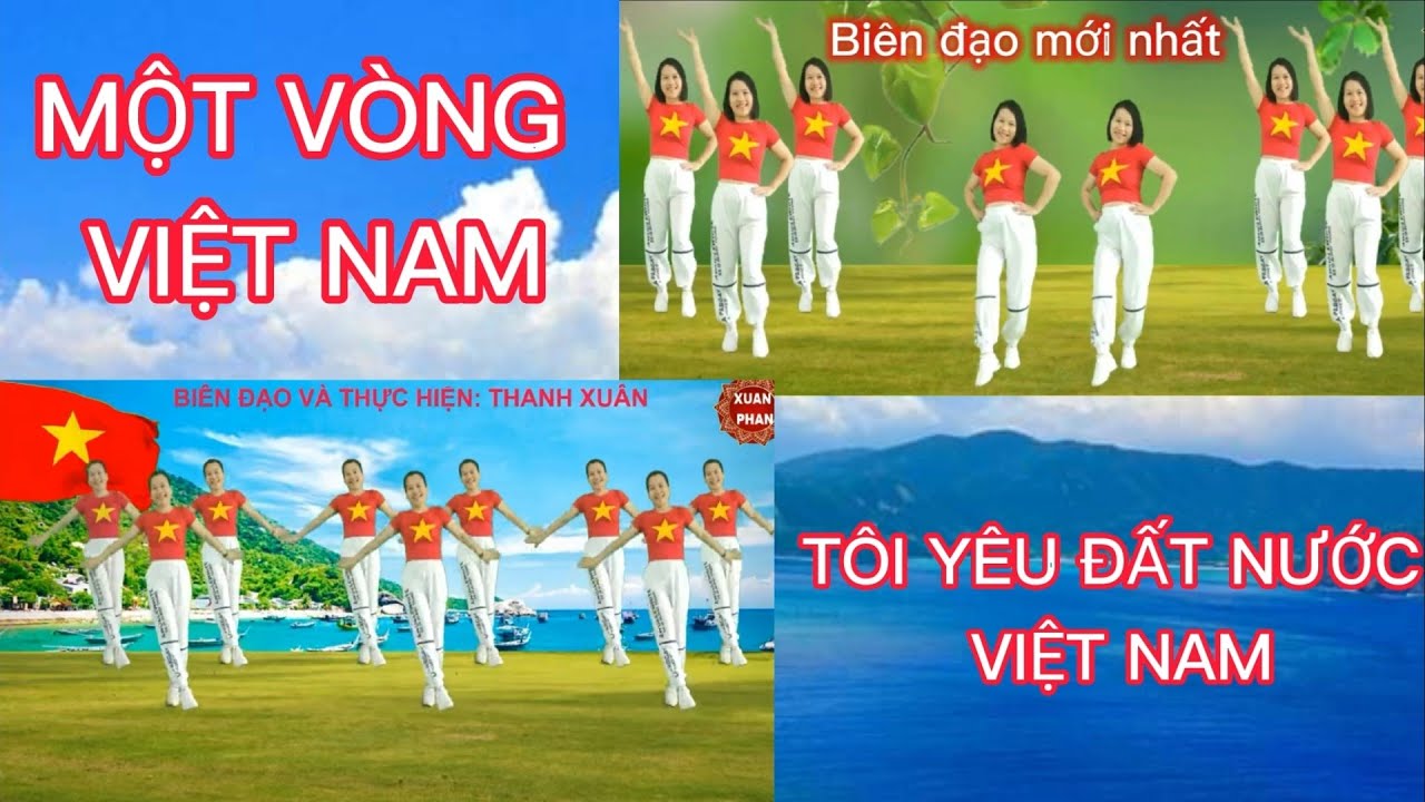 LK: 🇻🇳TÔI YÊU ĐẤT NƯỚC VIỆT NAM +  MỘT VÒNG VIỆT NAM 🇻🇳 ( SÔI ĐỘNG - CỰC DỄ - RẤT ĐẸP).