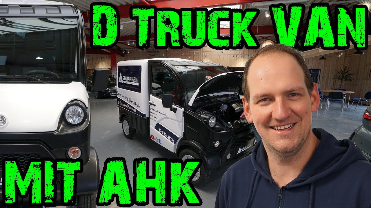 Nicht Perfekt: Der Aixam D-Truck VAN mit Anhängerkupplung und Rückfahrkamera - GAMMA Fahrzeuge