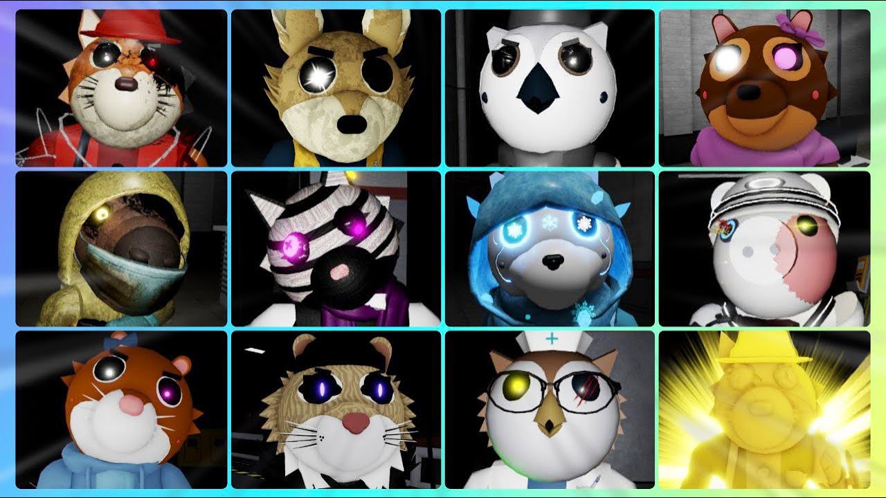 PIGGY: THE MISSING PAGE - THE RISE OF MADNESS ALL JUMPSCARES!!