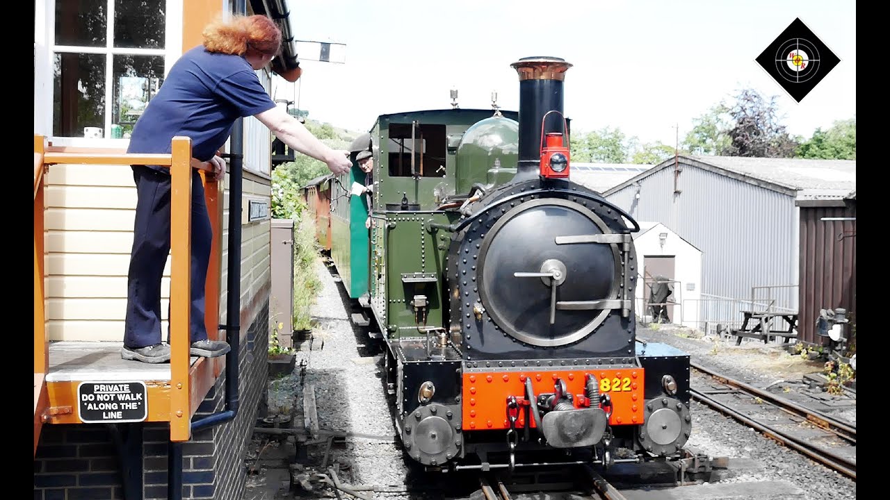 822 "The Earl" @ Llanfair Caereinion on the W&LLR, 22/6/24 