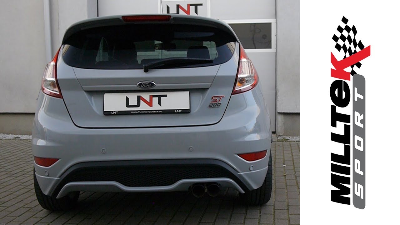 Ford Fiesta ST200 | Wydech Milltek Sport Cat-back Non-resonated RACE | Wydechowe.pl