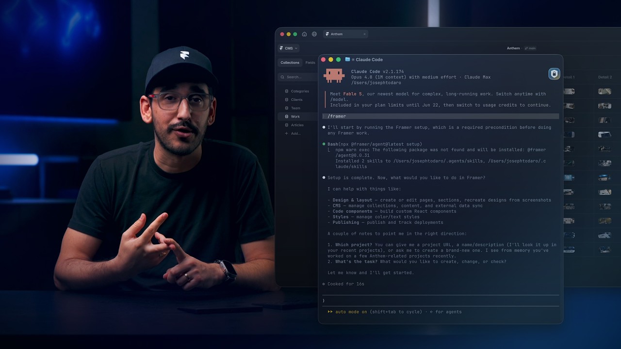 Connect Framer to Claude Code, Codex in ChatGPT, Cursor, and more