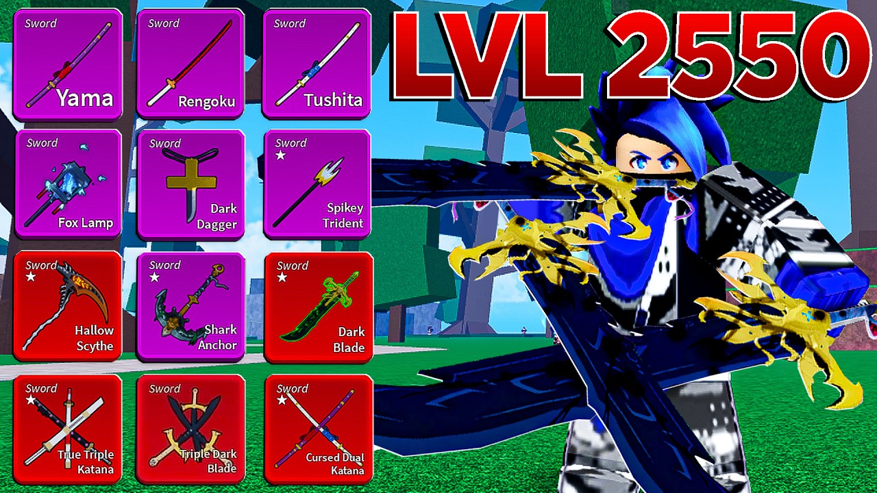 PEGANDO TODAS ESPADAS NO BLOX FRUITS EM 24 HORAS!!