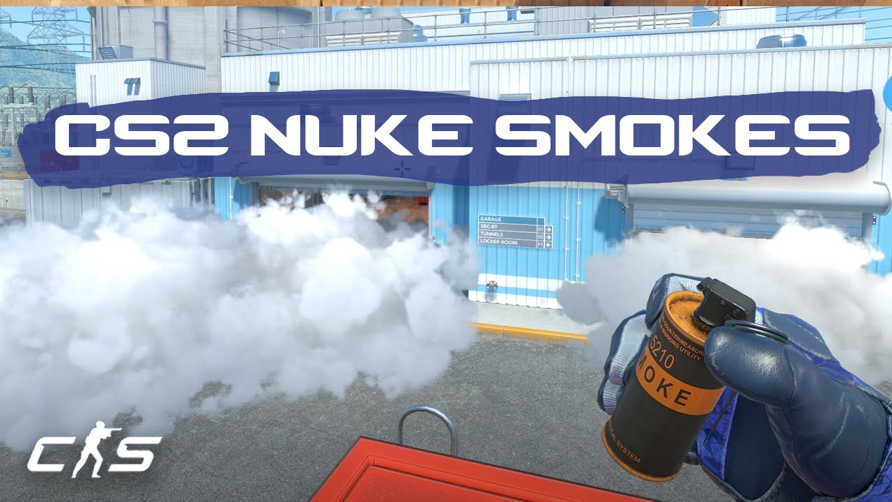 CS2 Nuke - ВСЕ дымы Т-стороны за 3 МИНУТЫ!