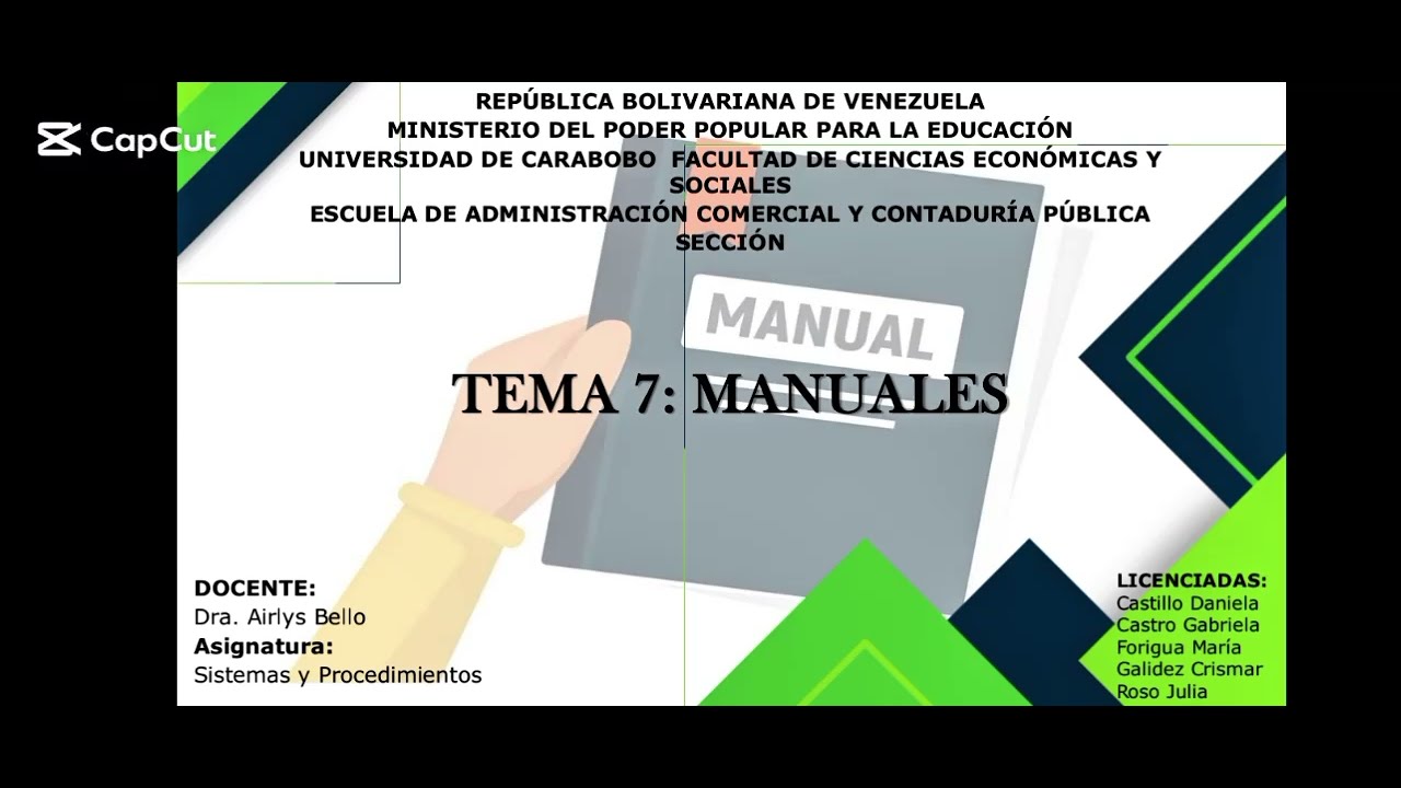 Tema 7: Manuales 