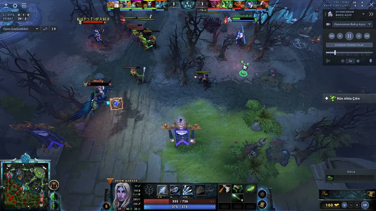 &Ouml;ğretici dota t&uuml;rk&ccedil;e-Laneing nasıl yapılır? başlangı&ccedil; itemleri nasıl alınır??(atakana kayma i&ccedil;erir)
