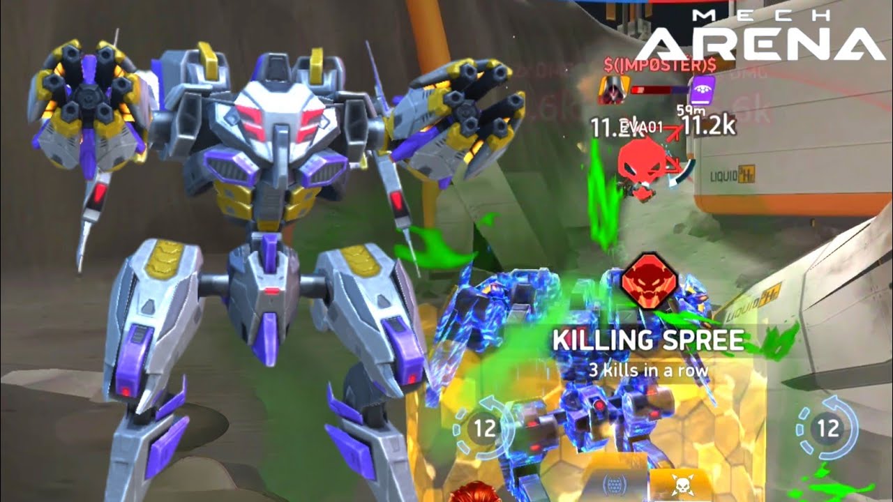 Is Berserker The Best Assault Weapon? Eclipse and Berserker 12 - Mech Arena