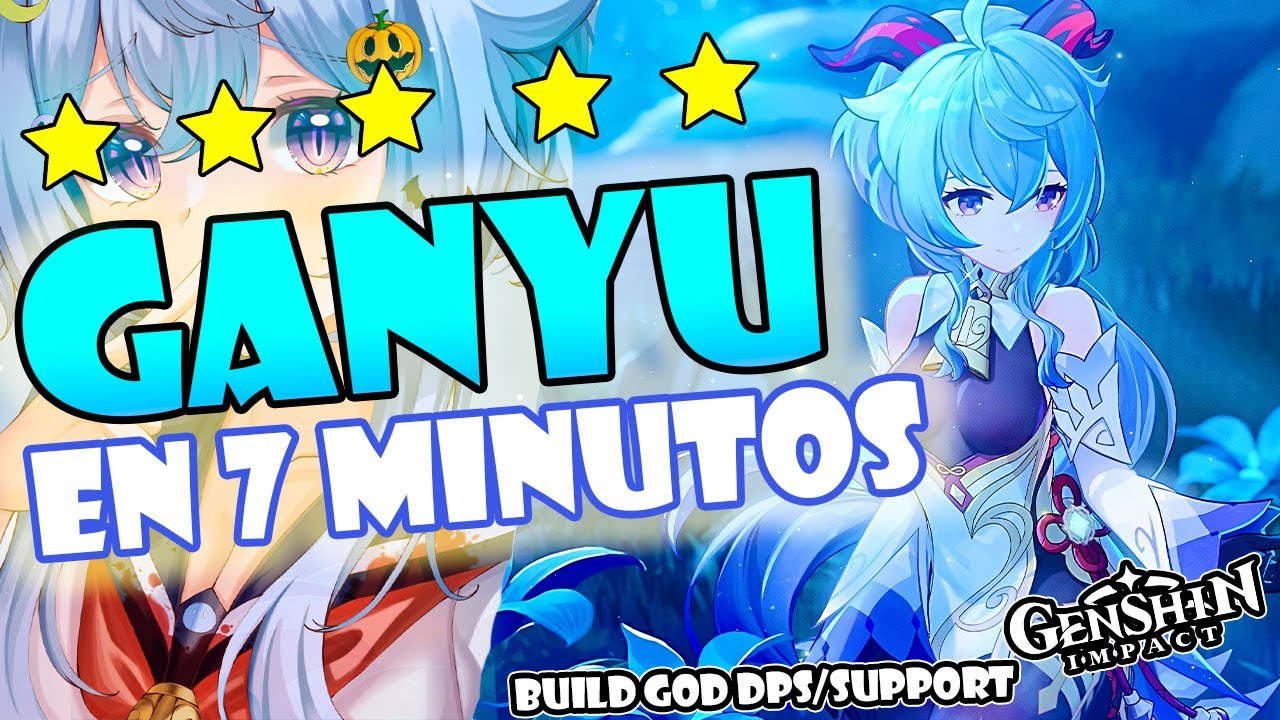 GANYU BUILD GOD EN 7 MINUTOS! ❄🥥 - Guía build Ganyu - Genshin Impact