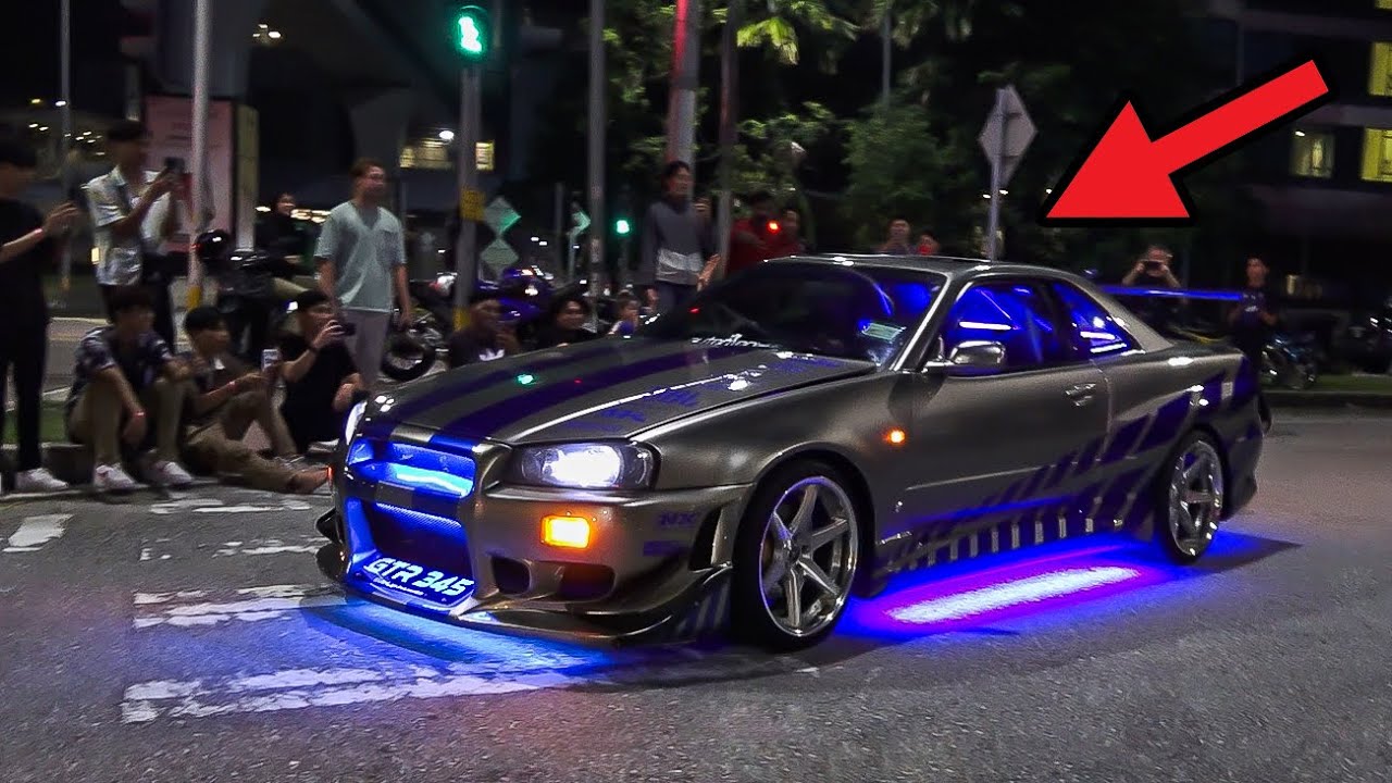 PAUL WALKER'S NISSAN GTR SKYLINE DRIVING IN MALAYSIA!!! | Retro Havoc 2023 