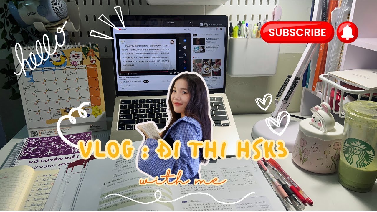 VLOG: ĐI THI HSK3 CÙNG MÌNH /Những Lưu ý và Kinh nghiệm trong lần đầu tiên