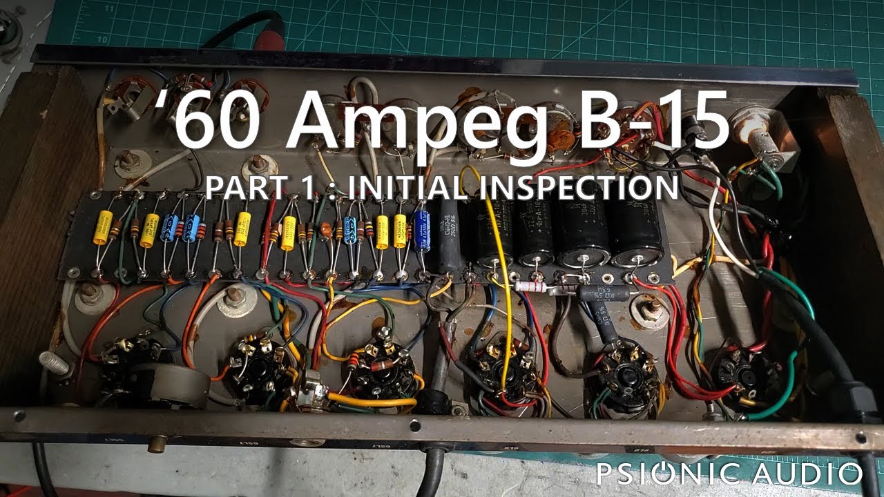 '60 Ampeg B-15 | Part 1 : Initial Inspection