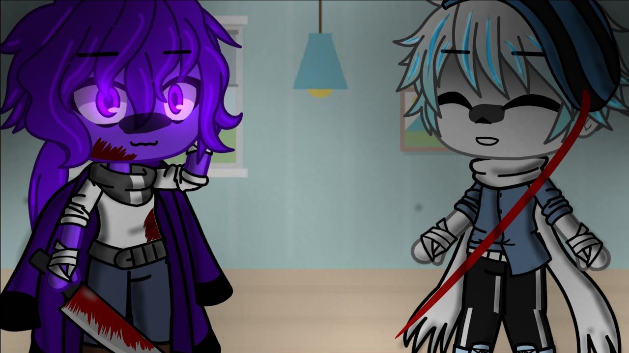 Afton and Undertale react to their death || Gacha club ||
