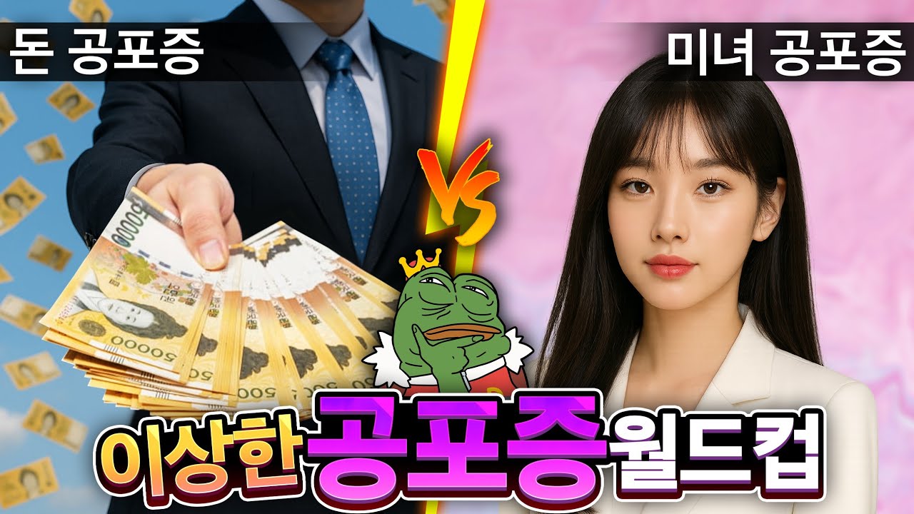 돈이 제일 무서워요;;; 💸😨 이상한 공포증 월드컵!!