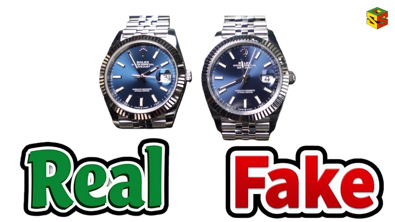 Настоящие и поддельные часы Rolex: Rolex Datejust 41 126334