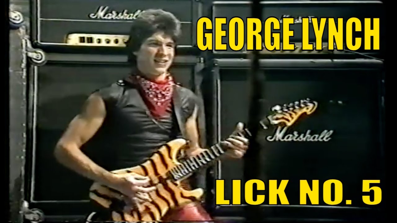George Lynch 🔥1 Minute Licks 🔥 Guitar Lesson 🔥 Lick No. 5