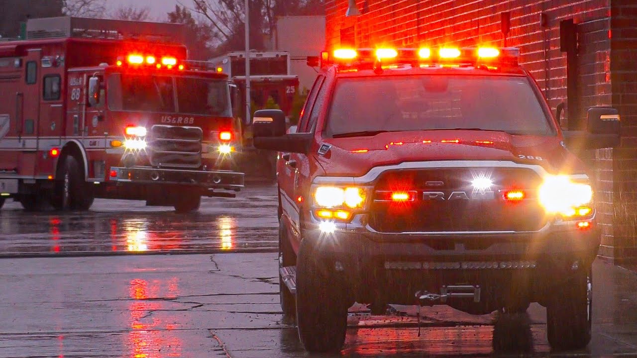 LAFD USAR 88, USAR Tender 288, USAR Tender 88, & Swift Coordinator 1 Responding