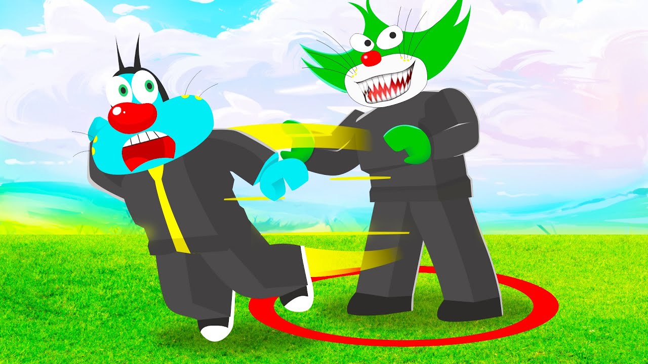 OGGY LEAVE'S THE CIRCLE AND LOSE in Roblox 😭 .ft Oggy