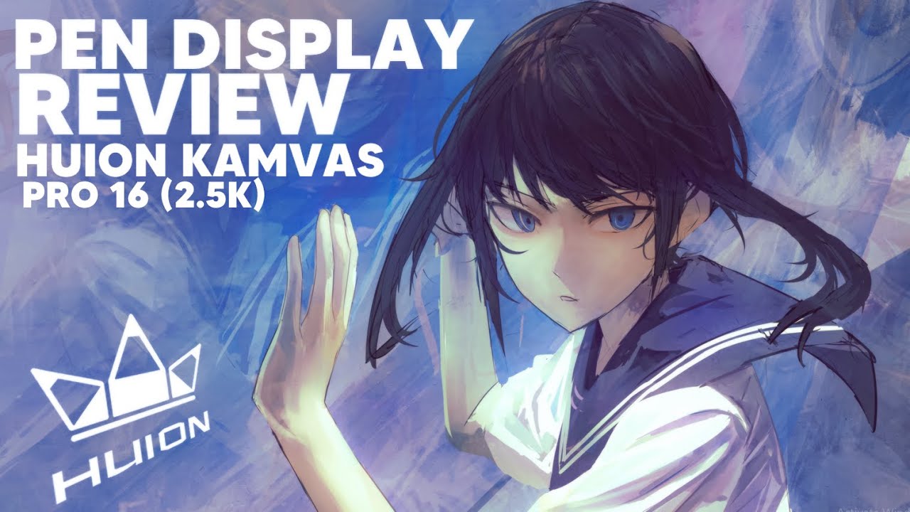 Процесс цифровой живописи + обзор и распаковка Huion Kamvas Pro 16 (2.5K)