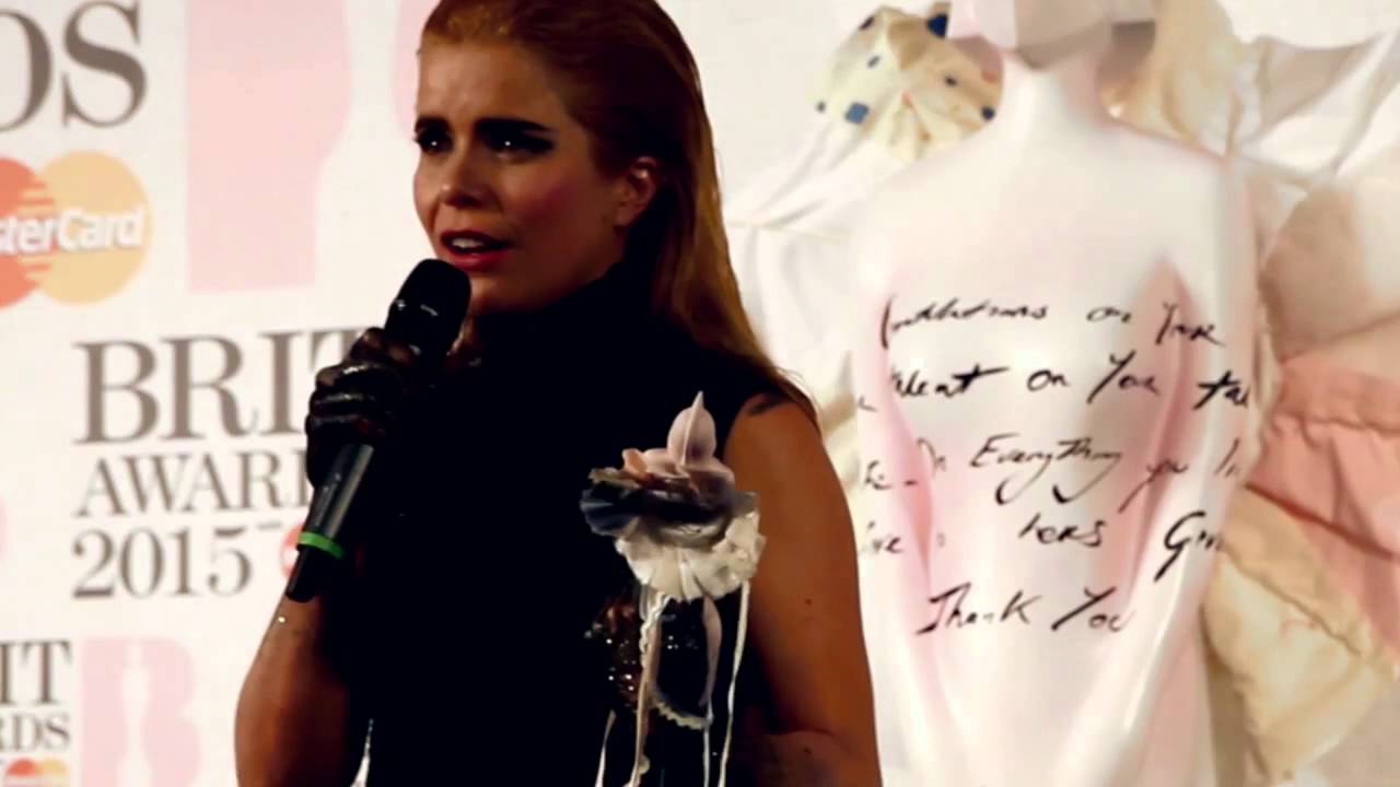 Paloma Faith at back stage at the BRITs - BRITs 2015