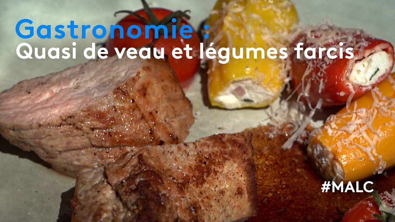 Gastronomie : quasi de veau et légumes farcis