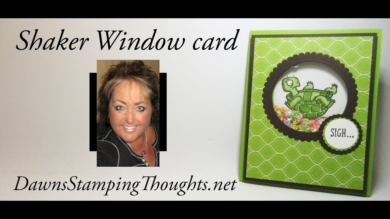 Shaker Window card