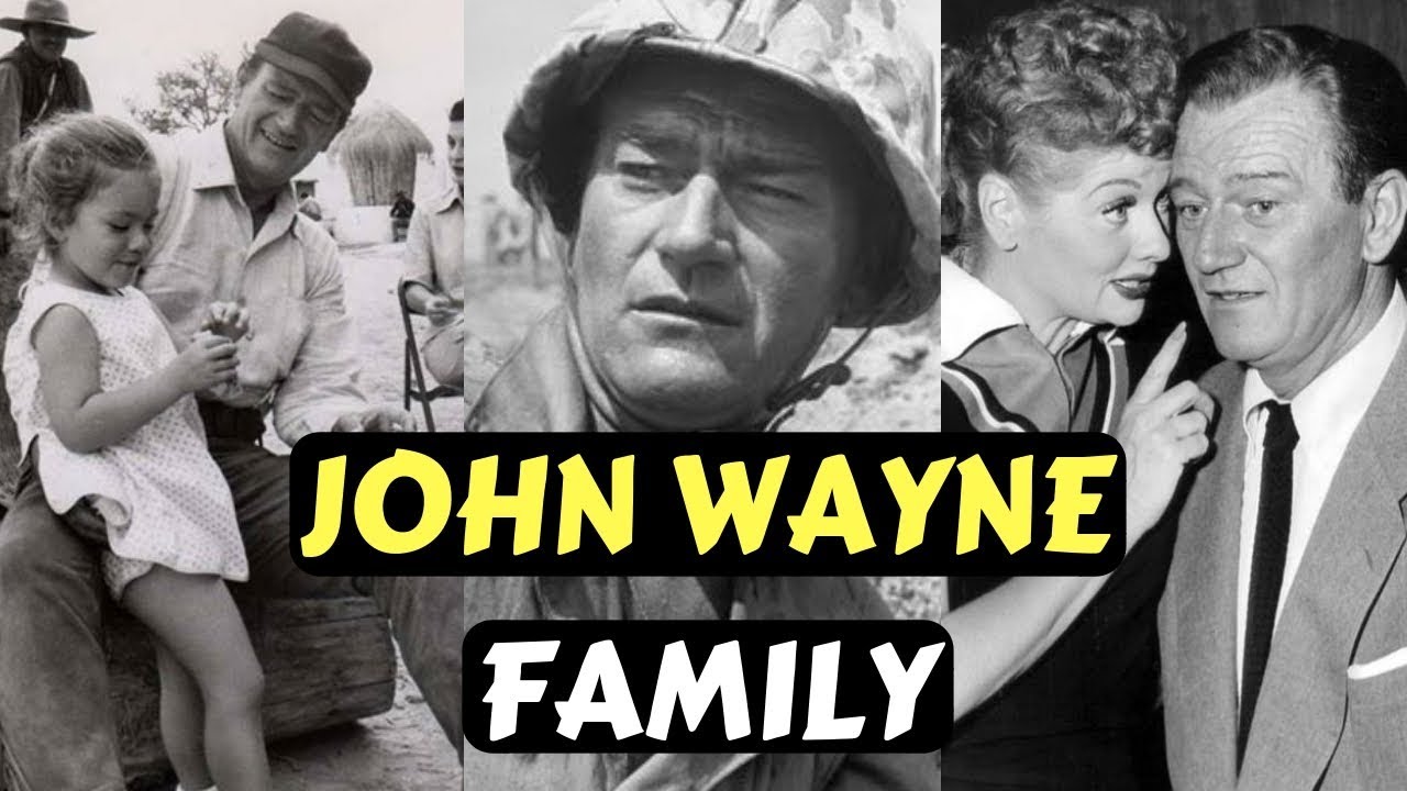 Actor John Wayne Family Photos With Son, Wife and Kids