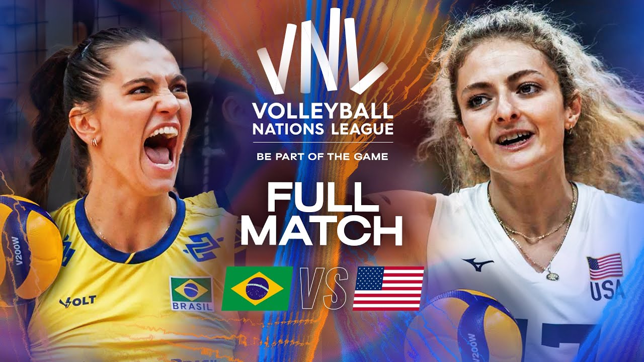 USA 🇺🇸 vs. Brazil 🇧🇷 | VNL 2025 - Full Match | Week 1
