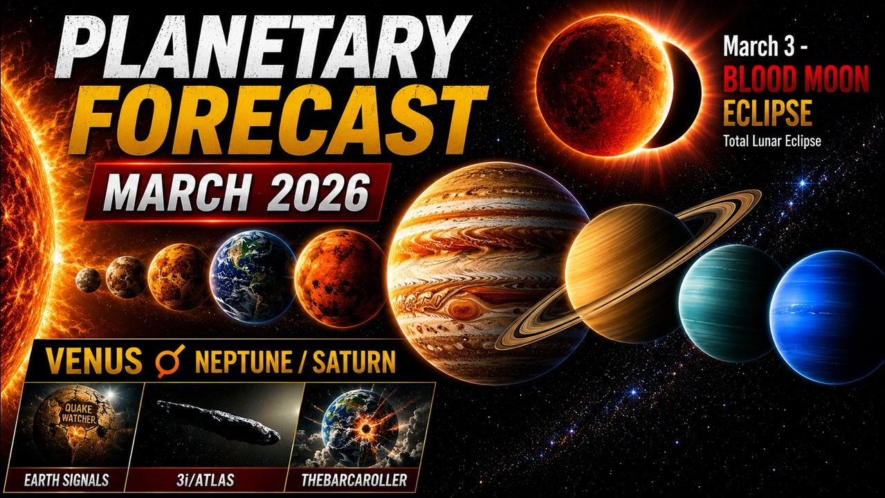 March 2026 Blood Moon & Planetary Convergence | Earthquake Forecast