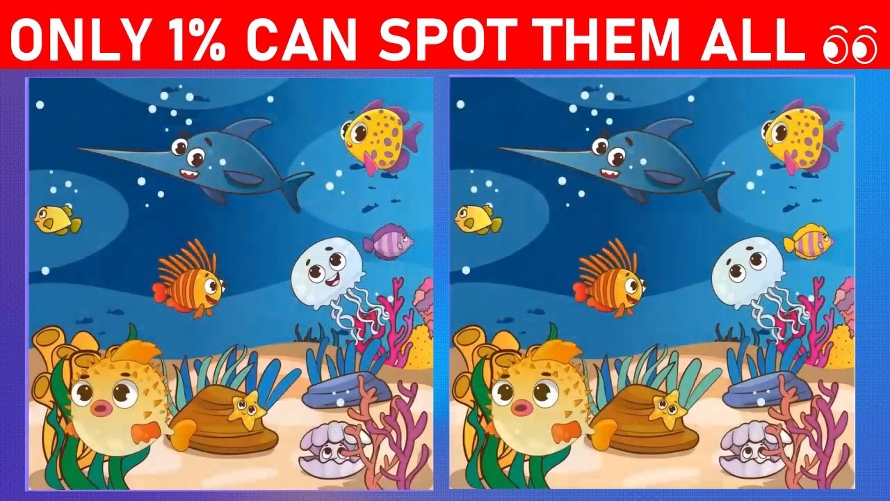 🚨 Spot the Difference – Only 1% Can Find Them All! 🧠 HARD Observation Challenge
