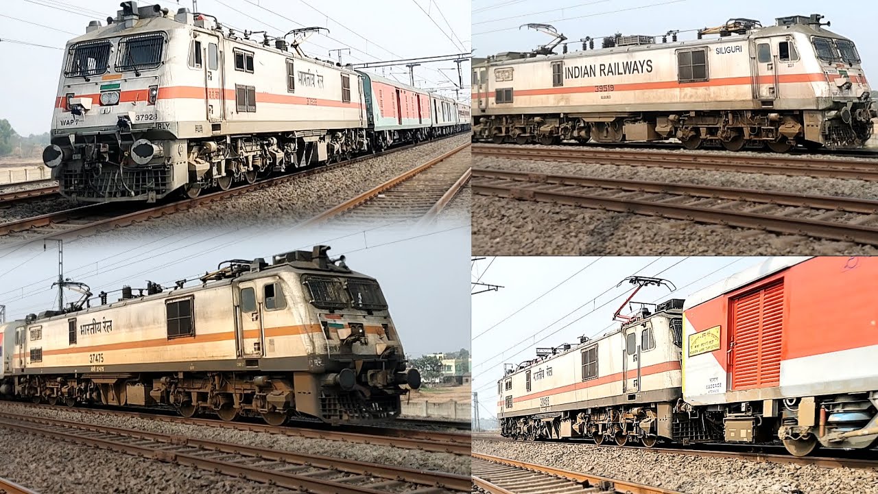 BACK TO BACK NON STOP WAP 7 SPEED DOMINATION 🔥 | KULIK+KOLKATA JAMMUTAWI+BALURGHAT SMVT  EXPRESS