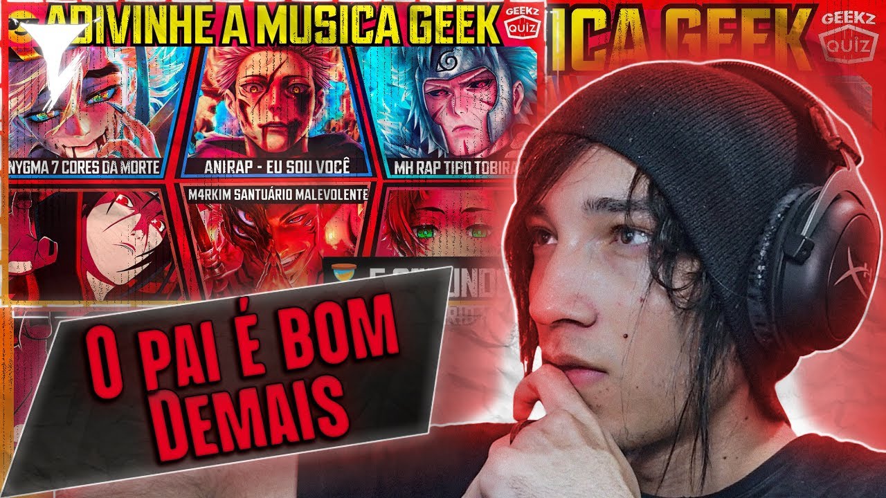REACT 😎ADIVINHE A MUSICA GEEK 🎤(Em ⌛5 SEGUNDOS)👑 Seja Rápido.