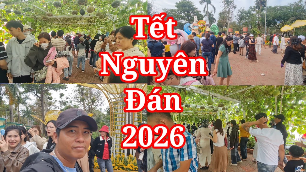 Phú Yên ngày tết 2026 đông nghẹt khách du lịch tham quan quanh công viên chú ngựa phi mã cước