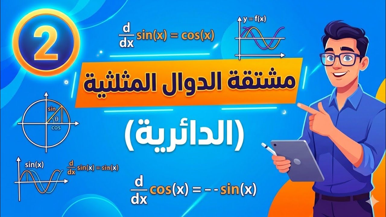 مشتقة الدوال المثلثية 