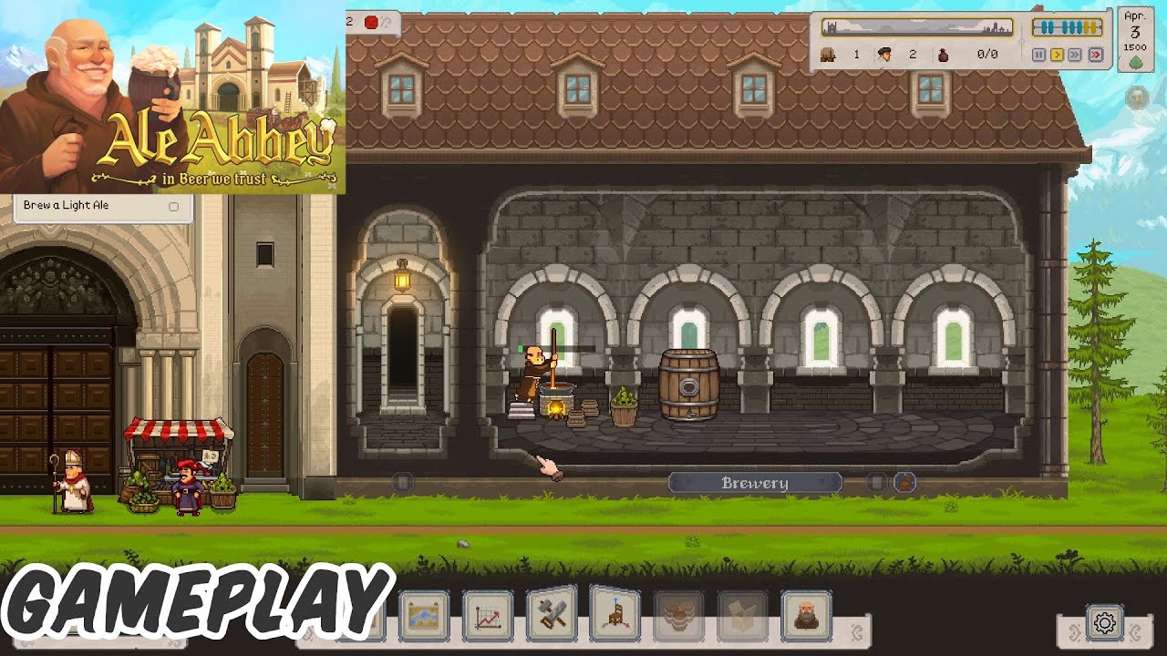 The Holy Brew! | Ale Abbey Demo Gameplay | Steam Next Fest Oct. 2024